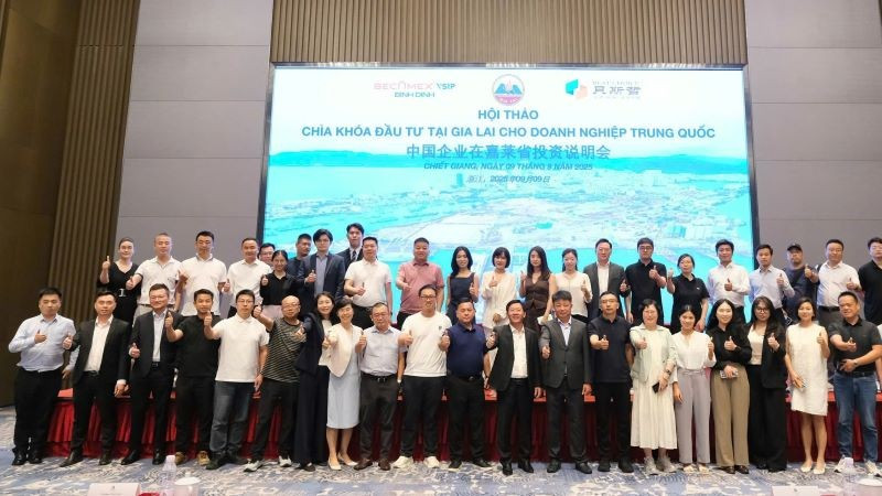 Các đại biểu tham dự Hội thảo xúc tiến đầu tư tại tỉnh Gia Lai cho doanh nghiệp Trung Quốc.