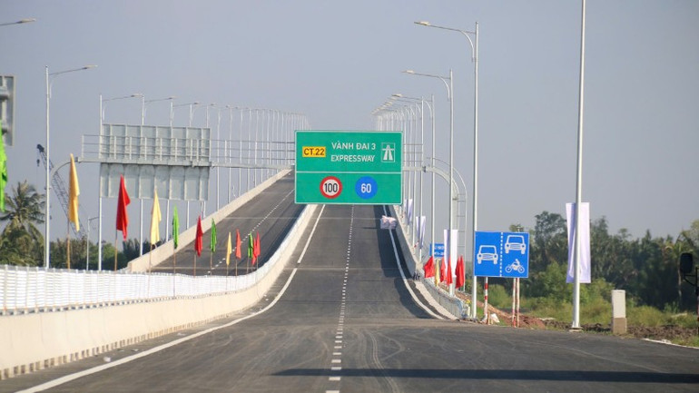 Dự án thành phần 1A Vành đai 3 sẽ rút ngắn hành trình từ tỉnh Đồng Nai đến Thành phố Hồ Chí Minh. (Ảnh: THẾ ANH) vanh-dai-3-19-8-6427.jpg