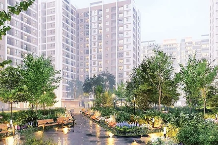 Phối cảnh khu nhà ở xã hội Hoa Lư, Ninh Bình.