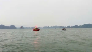 Các lực lượng chức năng khẩn trương triển khai công tác cứu hộ, cứu nạn.