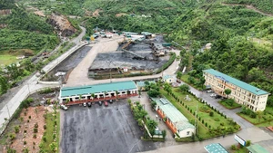 Mặt bằng sản xuất khu vực Hà Ráng (Công ty Than Hòn Gai).