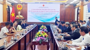 Quang cảnh buổi lễ.