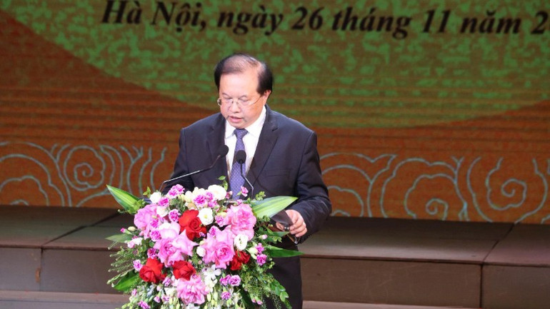 Závěrečný projev na festivalu pronesl náměstek ministra kultury, sportu a cestovního ruchu Ta Quang Dong. (Foto: Organizační výbor) qd-8821.jpg