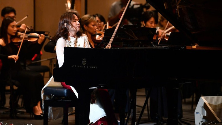 Phần trình diễn của nghệ sĩ piano Lương Khánh Nhi mang đến nhiều dấu ấn cảm xúc. (Ảnh: BTC) nhi-4528.jpg