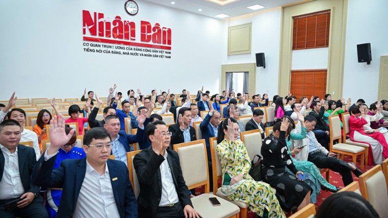 Afgevaardigden die het congres bijwonen. z7281624632312-3a91643959dc057ff19c17dcb36e3618-2029.jpg