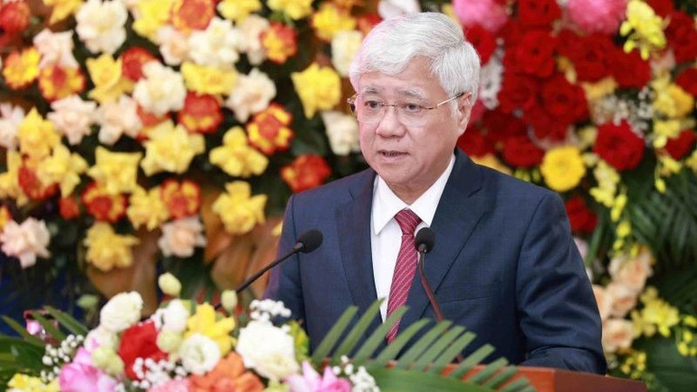 Đồng chí Đỗ Văn Chiến phát biểu chỉ đạo Đại hội. do-van-chien-2-6338.jpg