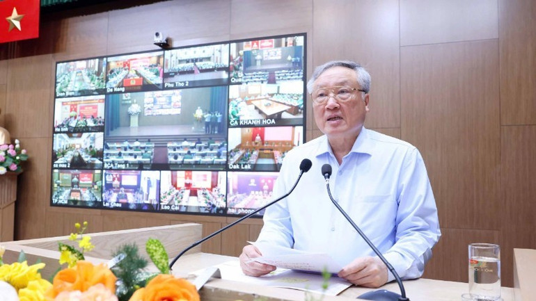 Phó Thủ tướng Thường trực Chính phủ Nguyễn Hòa Bình phát biểu chỉ đạo. gen-h-z6783727499171-ba84e3079b666fbae1b718ff93f608e1-3455-9139.jpg