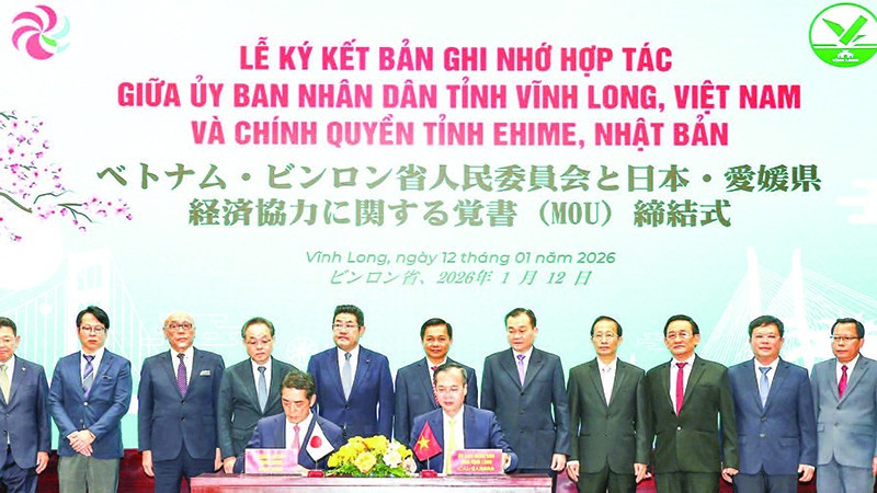 Vĩnh Long ký kết hợp tác với các nhà đầu tư Nhật Bản.