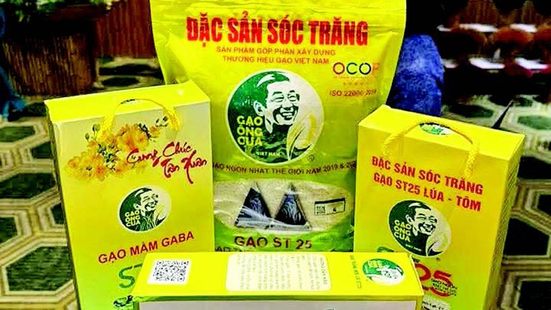 Gạo ST25 trở thành thương hiệu được nhiều người biết đến.