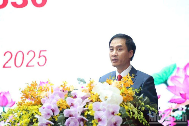 Ông Trần Lê Huy được chỉ định giữ chức Bí thư Đảng ủy phường Trà Lý nhiệm kỳ 2025-2030. ndo_br_3.jpg