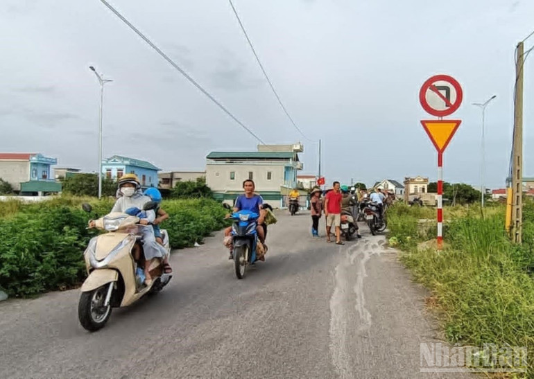 Nút giao có đèn tín hiệu tại khu vực thôn Phú Lễ Thượng sẽ được tỉnh Hưng Yên triển khai thi công sớm. ndo_br_3.jpg
