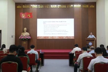 Hội nghị báo cáo viên cấp Đảng ủy Khối.