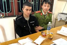 Đối tượng Hoàng Mạnh Hải bị công an bắt giữ. (Ảnh: Công an cung cấp)