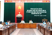 Quang cảnh buổi họp báo.