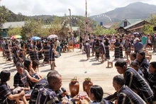 Ngày hội nơi buôn làng Cơ Ho giữa núi rừng nam Tây Nguyên.