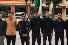 Các đối tượng trong đường dây đánh bạc, rửa tiền. (Ảnh: Công an cung cấp)