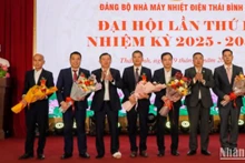 Ra mắt Ban chấp hành Đảng bộ Nhà máy Nhiệt điện Thái Bình 2, nhiệm kỳ 2025-2030.