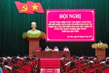 Quang cảnh hội nghị.