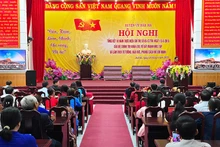 Quang cảnh hội nghị.
