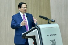 Thủ tướng Phạm Minh Chính phát biểu chính sách tại Đại học Quốc gia Seoul.