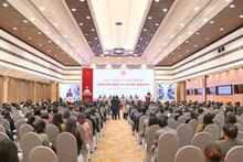 Toàn cảnh hội nghị Ngành Tư pháp.
