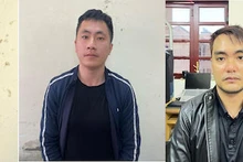 Nhóm đối tượng cho vay lãi nặng tại cơ quan Công an.