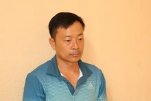 Bị can Đặng Quang Huy tại cơ quan Công an.