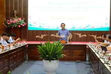 Phó Thủ tướng Chính phủ Trần Lưu Quang phát biểu chỉ đạo tại buổi làm việc với Ủy ban nhân dân tỉnh Điện Biên.