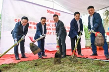 [Ảnh] Động thổ công trình tôn tạo di tích lịch sử Nhà in của Báo Sự Thật - tiền thân của Báo Nhân Dân