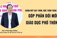 Chấm dứt dạy thêm, học thêm tràn lan: Góp phần đổi mới giáo dục phổ thông 