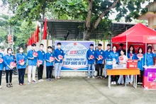 Tiếp sức mùa thi tại huyện Trấn Yên, tỉnh Yên Bái.