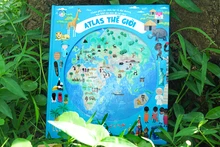 Bộ sách “Atlas thế giới”. (Ảnh: Đinh tỊ Books)