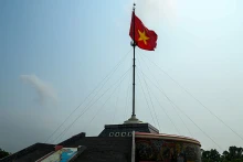 Cột cờ Hiền Lương (Kỳ đài Hiền Lương). (ẢNh: THÀNH ĐẠT)