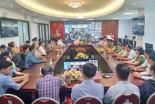 Quang cảnh buổi khai mạc. 