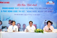 Hội thảo Xuất khẩu lao động sáng 27/12.