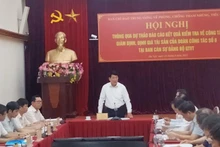 Ban Chỉ đạo Trung ương về phòng, chống tham nhũng, tiêu cực làm việc với Ban Cán sự Đảng Bộ Giao thông vận tải 