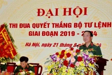 Thượng tướng Trịnh Văn Quyết, Bí thư Trung ương Đảng, Ủy viên Thường vụ Quân ủy Trung ương, Chủ nhiệm Tổng cục Chính trị Quân đội nhân dân Việt Nam phát biểu ý kiến tại Đại hội. 