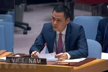 Đại sứ Đặng Hoàng Giang, Trưởng Phái đoàn thường trực Việt Nam tại Liên hợp quốc. (Nguồn: TTXVN) 