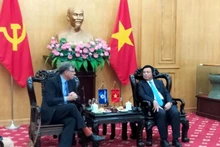 Đồng chí Nguyễn Xuân Thắng tiếp ông Marcello Estevao.