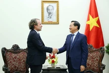 Phó Thủ tướng Lê Minh Khái tiếp ông Daniel Rosen, Giám đốc điều hành Tập đoàn Rosen Partner LLC (Hoa Kỳ). (Ảnh: VGP)