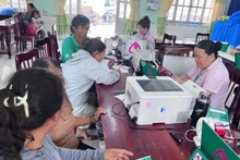 Điểm giao dịch xã của Ngân hàng Chính sách xã hội tỉnh Ninh Thuận.