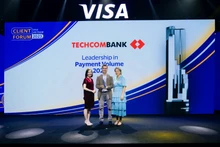 Techcombank nhận giải thưởng Visa.