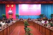 Quang cảnh buổi làm việc.
