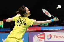 Tay vợt 30 tuổi người Bắc Giang Vũ Thị Trang. (Ảnh: BWF)