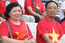 [Ảnh] U22 Việt Nam được khán giả yêu thích trong trận tranh Huy chương Đồng