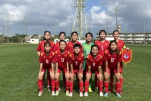 Đội hình xuất phát của U17 nữ Việt Nam. (Ảnh: VFF)