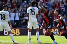 Semenyo mang về bàn mở tỷ số cho Bournemouth. (Ảnh: MUFC)