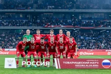 Đội hình đội tuyển Nga. (Ảnh: RFU)