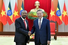 Tổng Bí thư Tô Lâm tiếp Thủ tướng Ethiopia Abiy Ahmed Ali. (Ảnh: ĐĂNG KHOA)