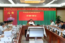 Quang cảnh Kỳ họp thứ 42 của Ủy ban Kiểm tra Trung ương. (Ảnh: ĐĂNG KHOA)